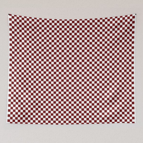 Item preview, Tiny White and Red Checkers designed and sold by noble aa kissoon art & design.