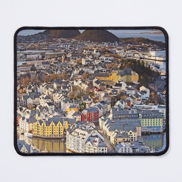 Item preview, Alesund Panoramic Cityscape Norway designed and sold by Martyn R Arnold Fine Art Nature & Landscape Photography.