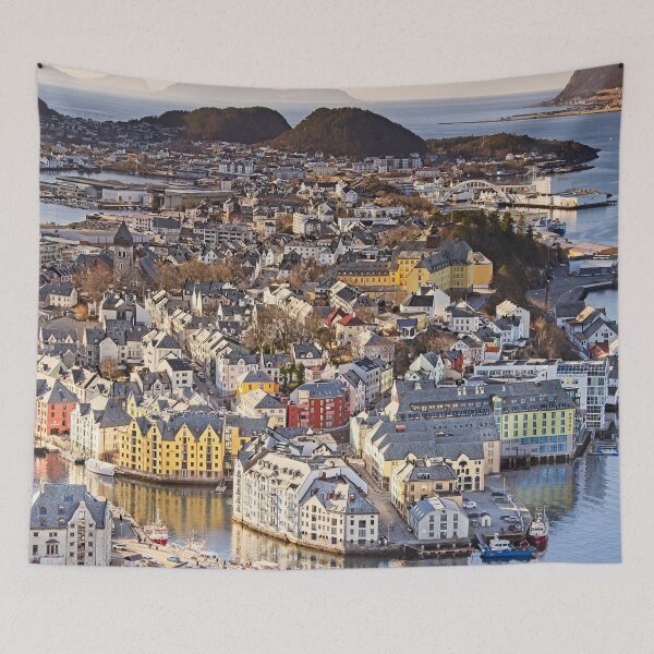 Item preview, Alesund Panoramic Cityscape Norway designed and sold by Martyn R Arnold Fine Art Nature & Landscape Photography.