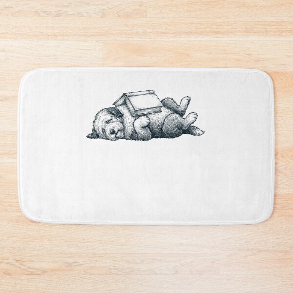 Item preview, Funny Old English Sheepdog Reading Book Nap Dog Lover designed and sold by DoodleTortle.