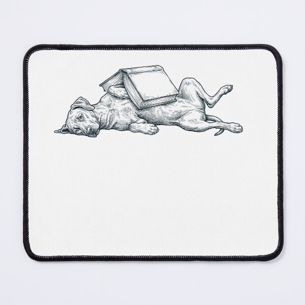 Item preview, Funny Rhodesian Ridgeback Reading Book Nap Dog Lover designed and sold by DoodleTortle.