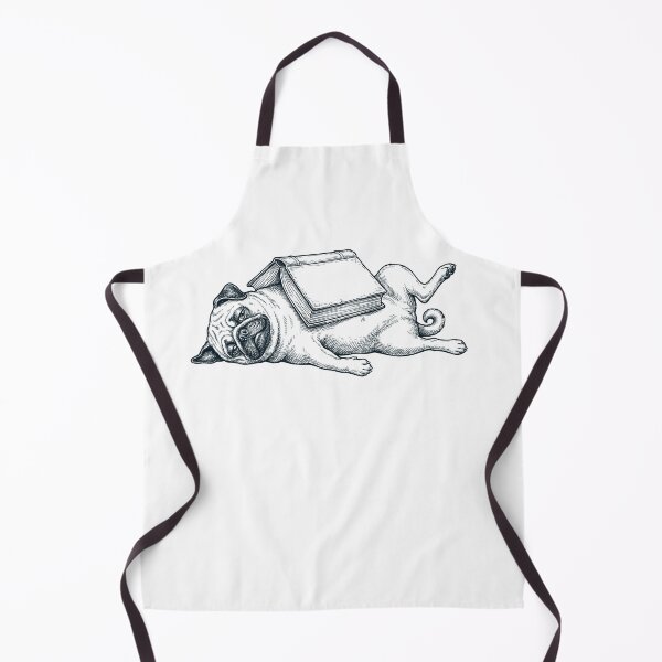 Item preview, Funny Pug Reading Book Nap Dog Lover designed and sold by DoodleTortle.