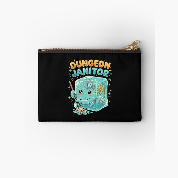 Item preview, Cute Dungeon Janitor Wet Floor Gelatinous Cube RPG designed and sold by Fenay Designs.
