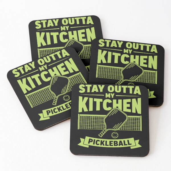 Artikelvorschau, Pickleball Stay Outta My Kitchen funny player play entworfen und verkauft von LuminOrb.