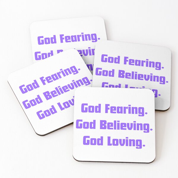 Item preview, Purple Font God fearing, God believing, God loving designed and sold by 1anne-grace1.