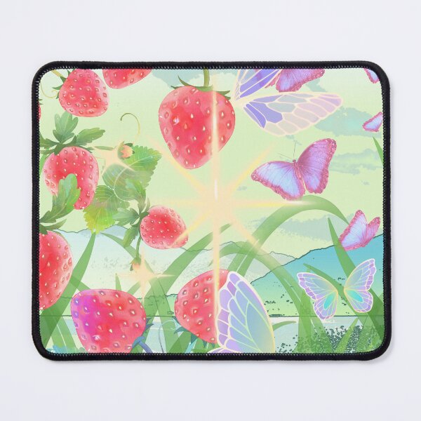 Item preview, Whimsical Strawberry Butterfly Garden Dream designed and sold by eclipsesprints.