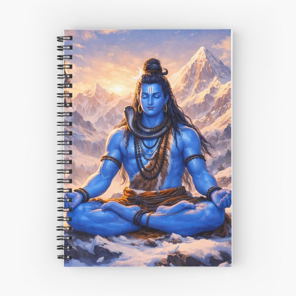 Item preview, Shiva Himalayas | Mahadev Meditation Mountain Art designed and sold by CosmicLotusArt.