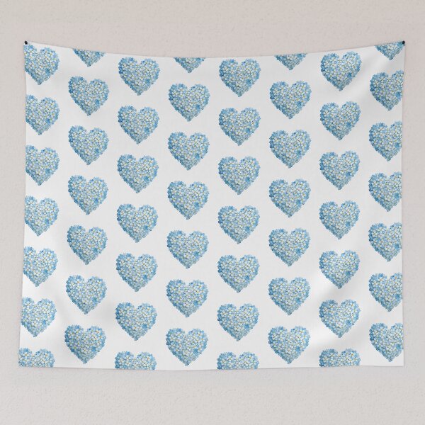 Item preview, Heart of little blue forget-me-not designed and sold by uunaa.