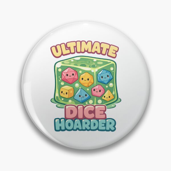 Item preview, Ultimate Dice Hoarder Cute Gelatinous Cube Polyhedral designed and sold by Fenay Designs.
