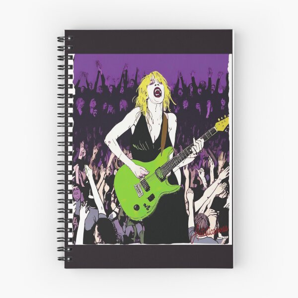 Item preview, Courtney Love Live Grunge Guitar Riot Art designed and sold by Artisticanvas.