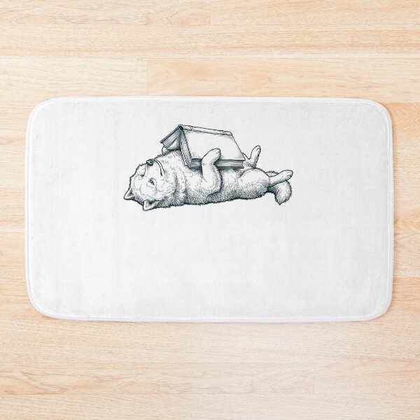 Item preview, Funny Samoyed Reading Book Nap Dog Lover designed and sold by DoodleTortle.