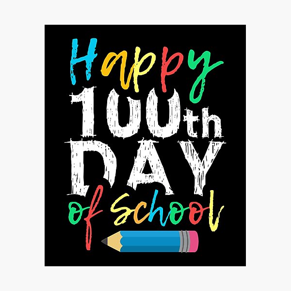Item preview, Colorful 100th Day of School Kids Design designed and sold by LarkDesigns.