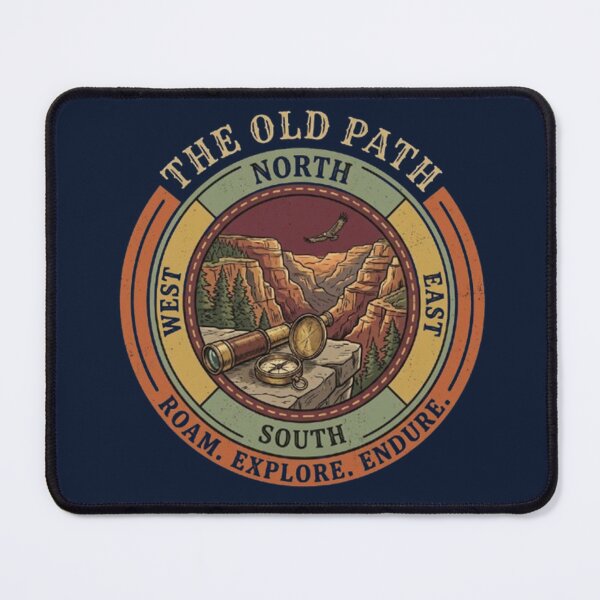 Item preview, The Old Path – Roam. Explore. Endure. Emblem Design designed and sold by Dogandesighn.