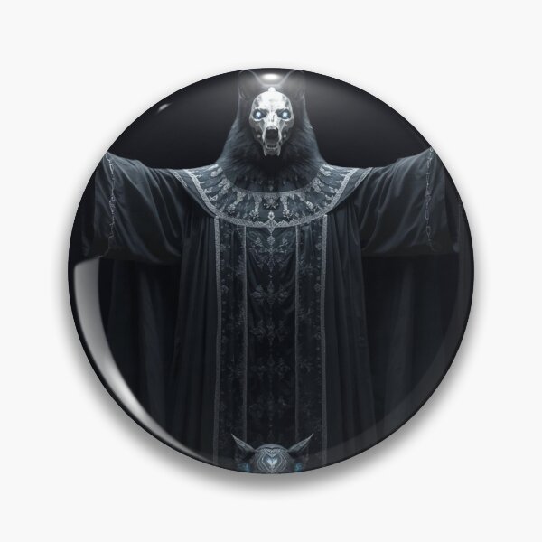 Item preview, Midnight Messiah — Dark Sacred Wolf Sovereign Art designed and sold by GeoWhimsy Studio.