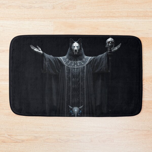 Item preview, Midnight Messiah — Dark Sacred Wolf Sovereign Art designed and sold by GeoWhimsy Studio.