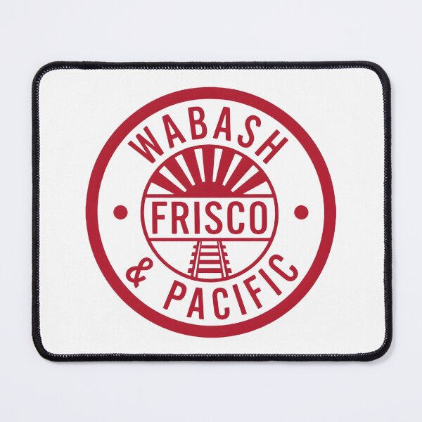 Item preview, Vintage Wabash Frisco and Pacific Railway Steam Engine Line Logo designed and sold by CharlieDesings.