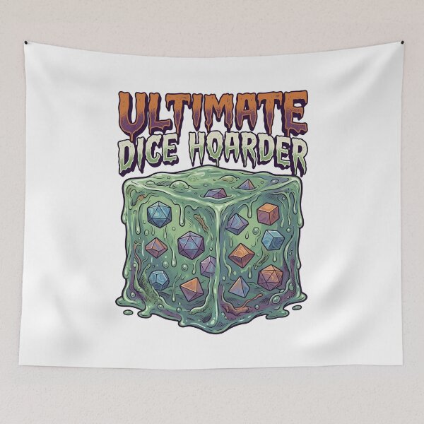 Item preview, Ultimate Dice Hoarder Gelatinous Goo Monster RPG designed and sold by Fenay Designs.
