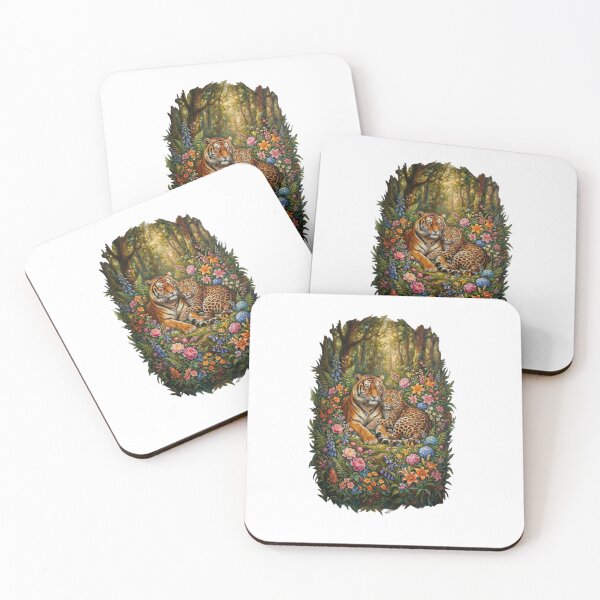 Item preview, Leopards and tigers designed and sold by PP&RAINBOW SHOP.