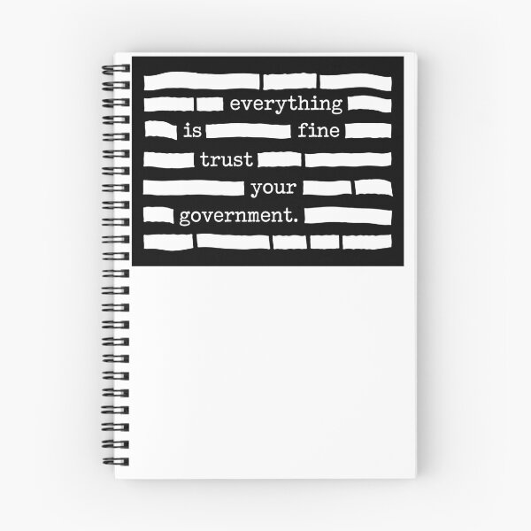 Item preview, Everything Is Fine Trust Your Government - Redacted Files Bumper designed and sold by PixVib.