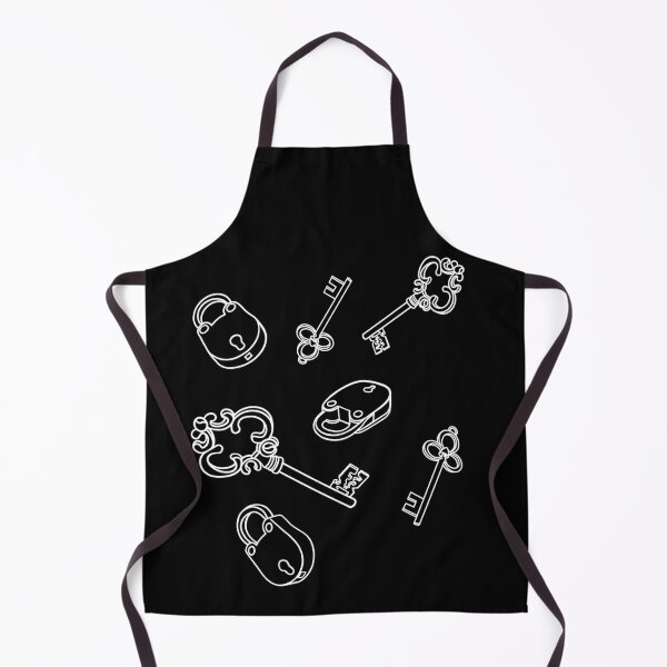 Item preview, Secrets & Keys Pattern. Monochrome. Black and White  designed and sold by KateQR.