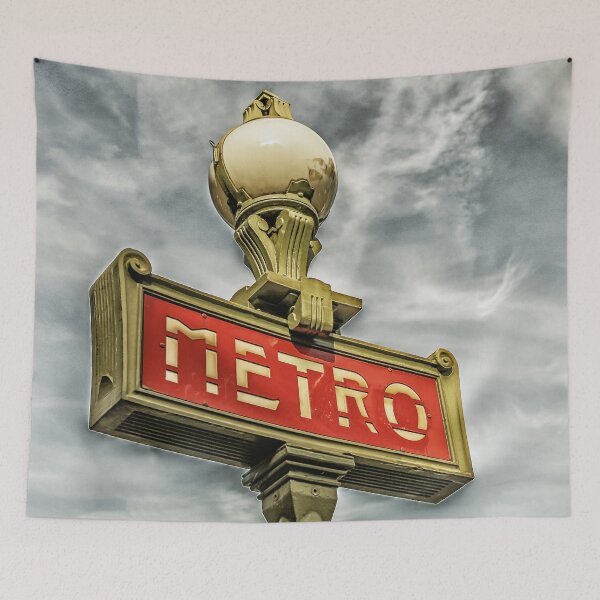 Item preview, Paris Metro sign designed and sold by Photopat.