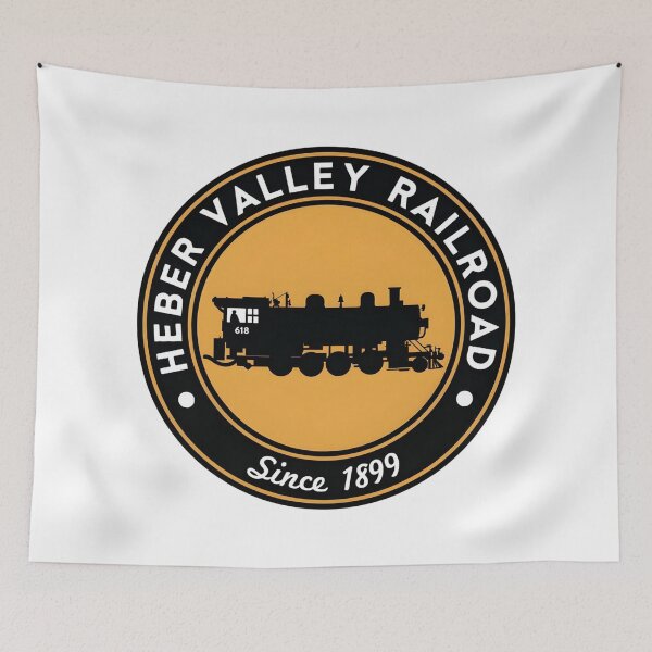 Item preview, Heber Valley Railroad Heritage Steam Locomotive Logo since 1899 designed and sold by CharlieDesings.