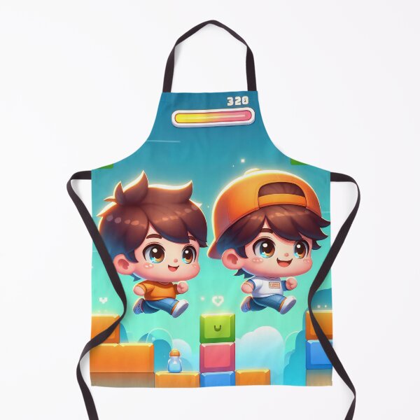 Item preview, Cute Brothers Arcade Game Adventure designed and sold by AI-Only Creations.