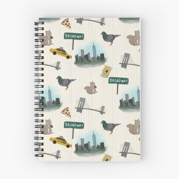 Item preview, New York City Icons Hand Drawn Pattern designed and sold by Seamlessly Buffalo.