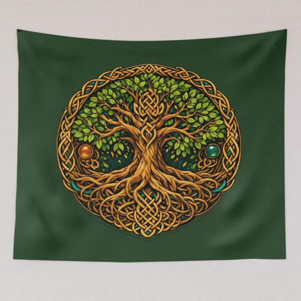 Item preview, Celtic Tree of Life Knotwork Art designed and sold by Orca Chuckle Studios.