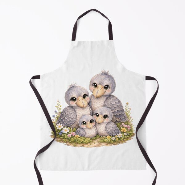 Item preview, Shoebill Family of Four – Adorable Bird Family Art designed and sold by BirdsRbeautiful.