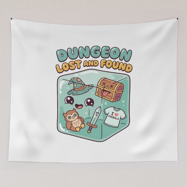 Item preview, Dungeon Lost And Found Cute Gelatinous Cube Tabletop designed and sold by Fenay Designs.