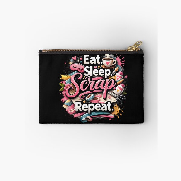 Item preview, Eat Sleep Scrap Repeat – Creative Scrapbooking Vibes designed and sold by blankTeeShirt.