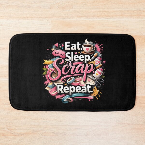 Item preview, Eat Sleep Scrap Repeat – Creative Scrapbooking Vibes designed and sold by blankTeeShirt.