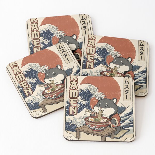 Item preview, Cozy Hamster Ramen Vintage Japanese Vibes Retro Charm designed and sold by Jokerstyle.