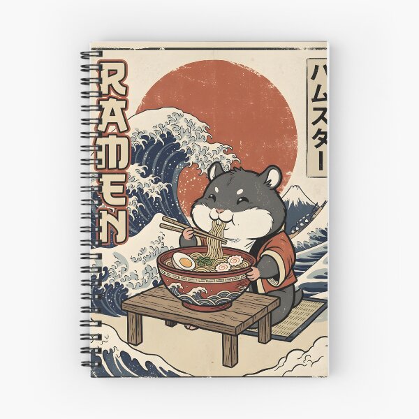 Item preview, Cozy Hamster Ramen Vintage Japanese Vibes Retro Charm designed and sold by Jokerstyle.