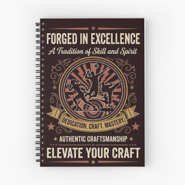 Item preview, Forged in Excellence – Dedication. Craft. Mastery. Emblem Design designed and sold by Dogandesighn.