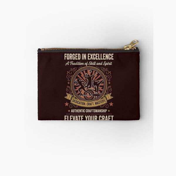 Item preview, Forged in Excellence – Dedication. Craft. Mastery. Emblem Design designed and sold by Dogandesighn.