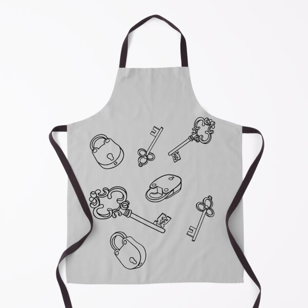 Item preview, Secrets & Keys Pattern. Monochrome. designed and sold by KateQR.