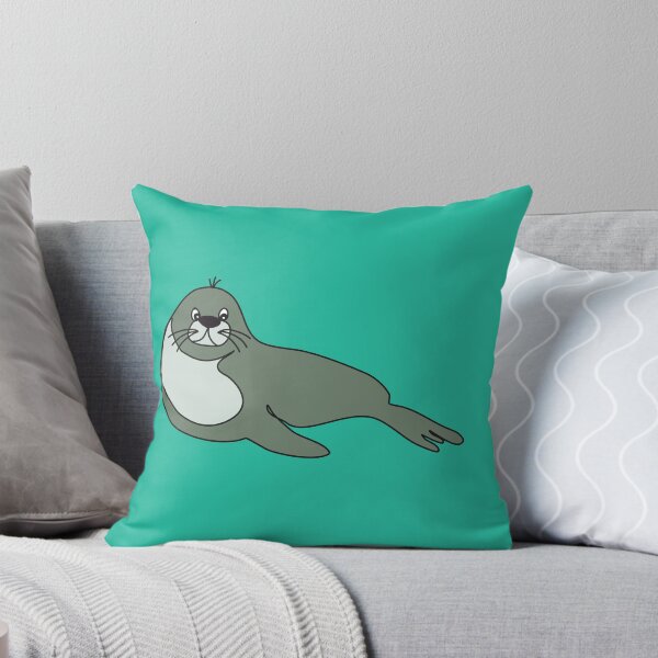 Item preview, Walrus, Adorable Animals Series Handdrawn Minimalist Illustration designed and sold by SWSandraWechner.