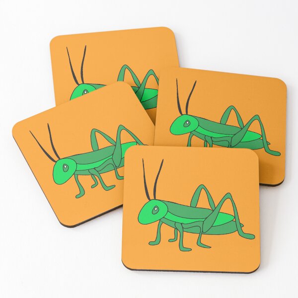 Item preview, Grasshopper, Adorable Animals Series Handdrawn Minimalist Illustration  designed and sold by SWSandraWechner.