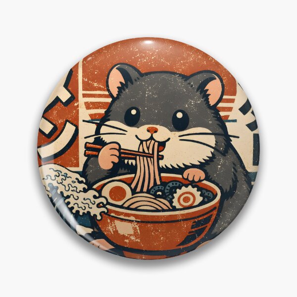 Item preview, Cozy Hamster Ramen Vintage Japanese Vibes Retro Charm designed and sold by Jokerstyle.