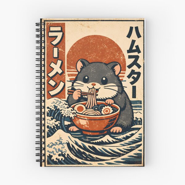 Item preview, Cozy Hamster Ramen Vintage Japanese Vibes Retro Charm designed and sold by Jokerstyle.