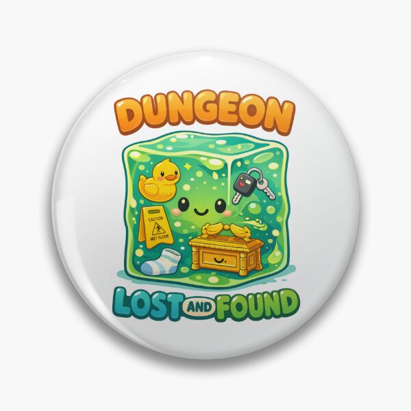 Artikelvorschau, Dungeon Lost And Found Wet Floor Gelatinous Cube RPG entworfen und verkauft von Fenay Designs.