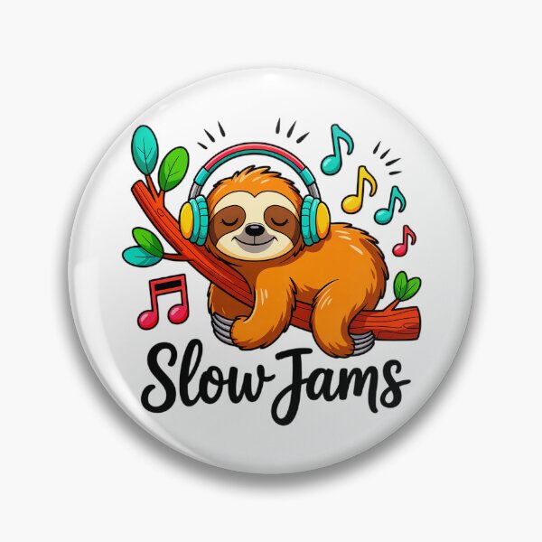 Item preview, Slow Jams Musical Sloth designed and sold by SteezeeStore.