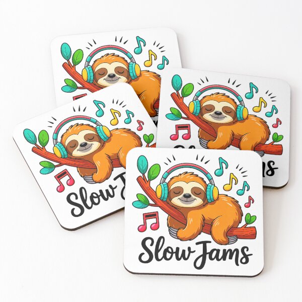 Item preview, Slow Jams Musical Sloth designed and sold by SteezeeStore.