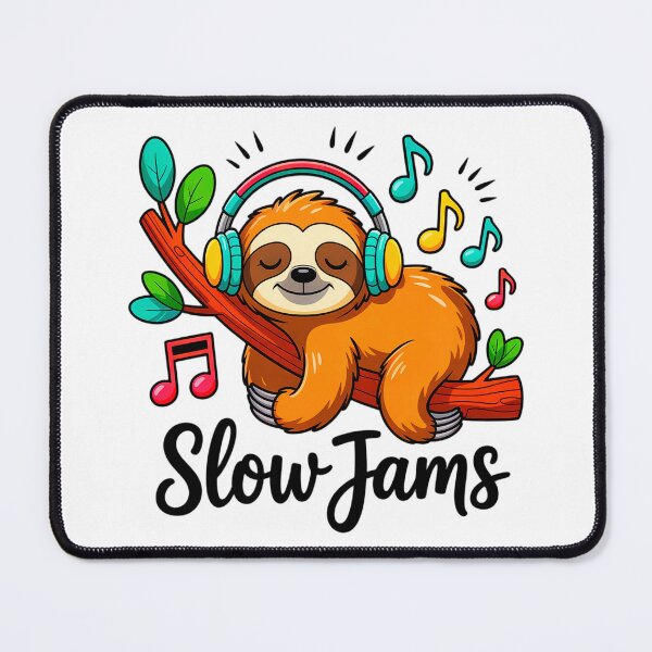 Item preview, Slow Jams Musical Sloth designed and sold by SteezeeStore.