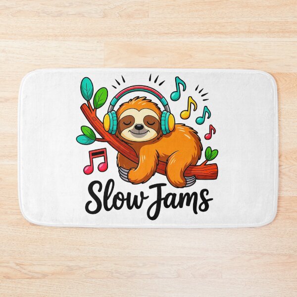 Item preview, Slow Jams Musical Sloth designed and sold by SteezeeStore.