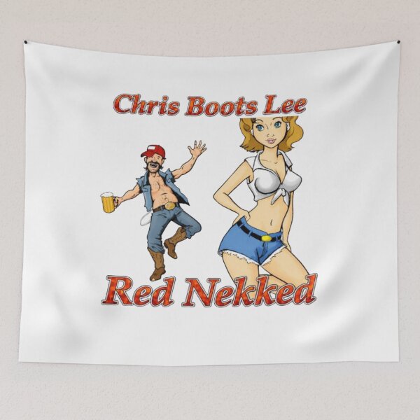Item preview, Chris Boots lee - Red Nekked designed and sold by Lone Wolf Designs .