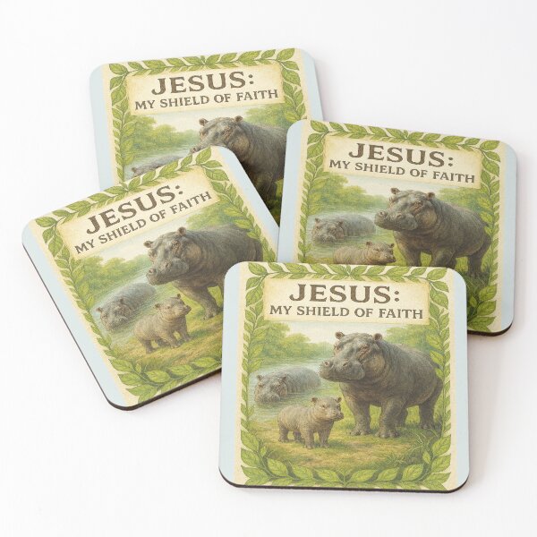 Item preview, Jesus is my eternal shield of faith designed and sold by the artedivino.