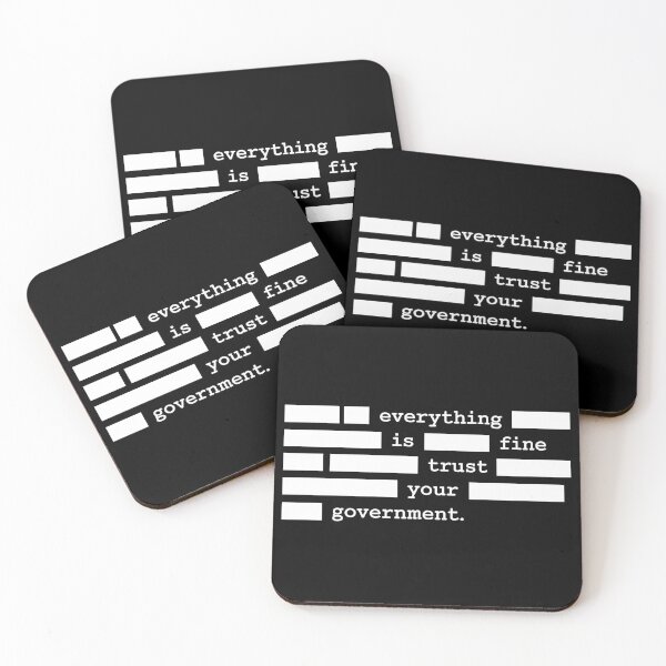 Item preview, Everything Is Fine Trust Your Government - Anti Government designed and sold by PixVib.